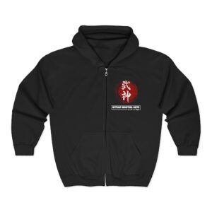 Kitsap Martial Arts Enso Logo Zipper Hoodie